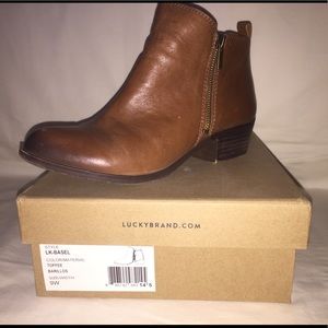 Lucky brand booties barely worn!